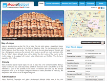 Tablet Screenshot of mapsofjaipur.com